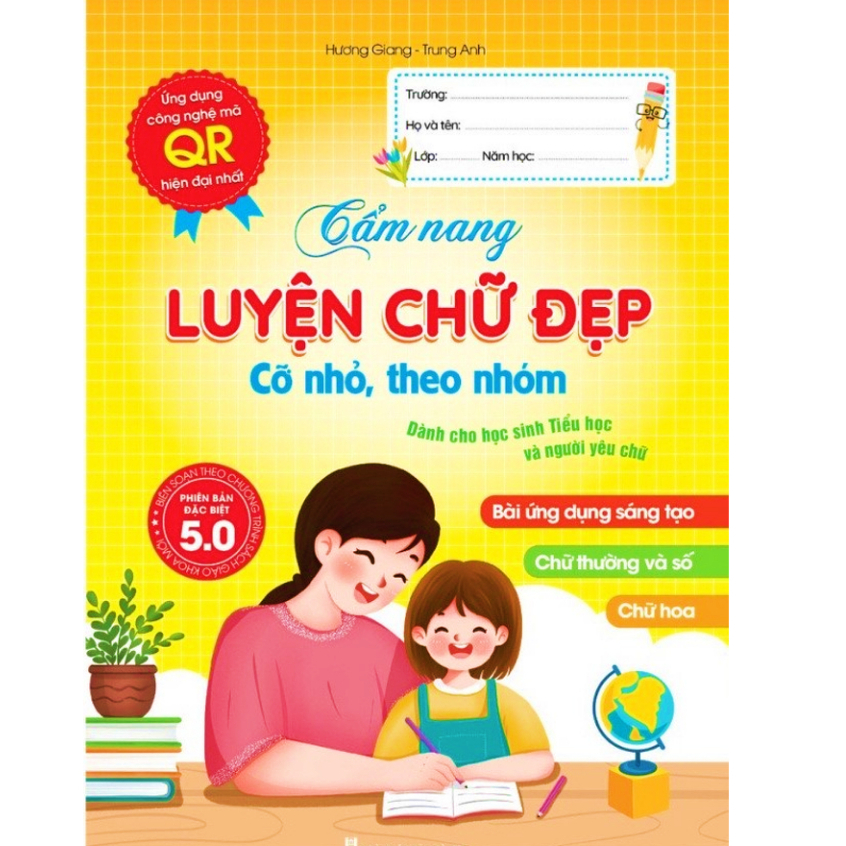 Cẩm nang luyện chữ đẹp cỡ nhỏ theo nhóm
