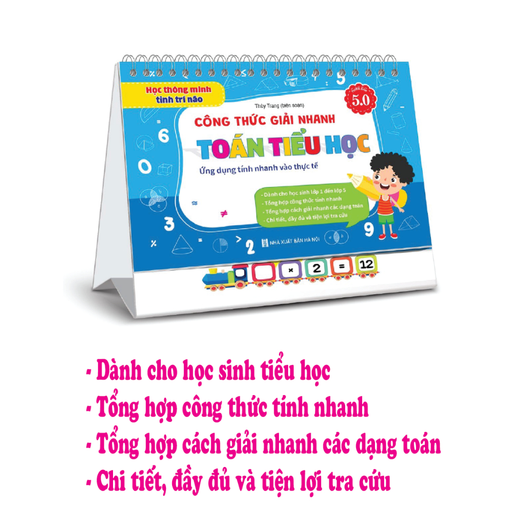 Bộ lịch công thức giải nhanh toán tiểu học (Phiên bản 5.0)