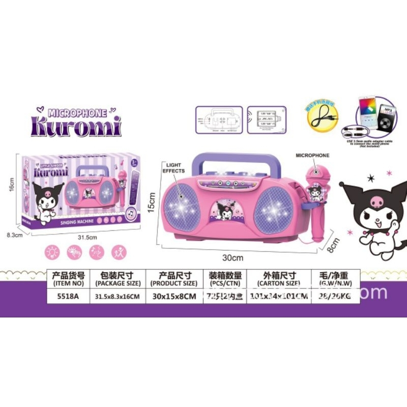 Loa kèm Micro koromi 5518A(72 bộ/thùng)