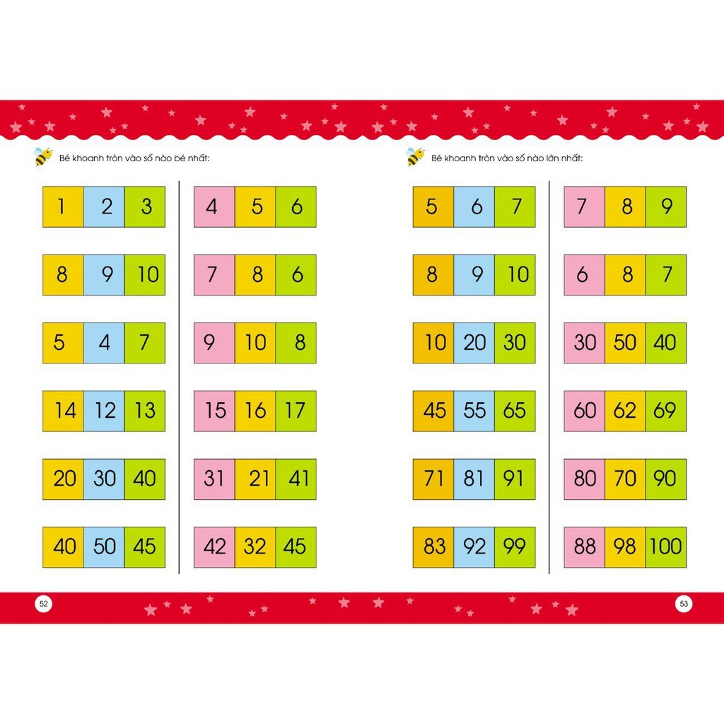 Sách toán tư duy cho bé 5-7 tuổi, 128 trang