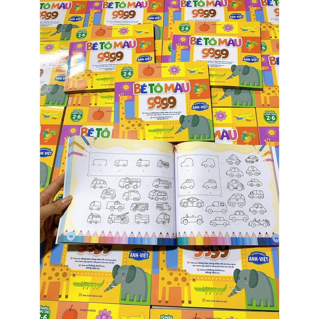 Tô màu song ngữ 9999 hình