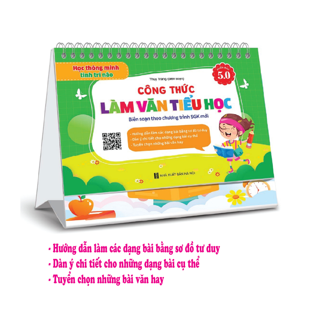 Bộ lịch công thức làm văn tiểu học