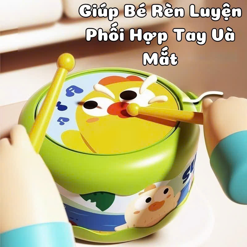 Bộ nhạc trống 5in1 BD-2C 2 màu (36b/thùng)