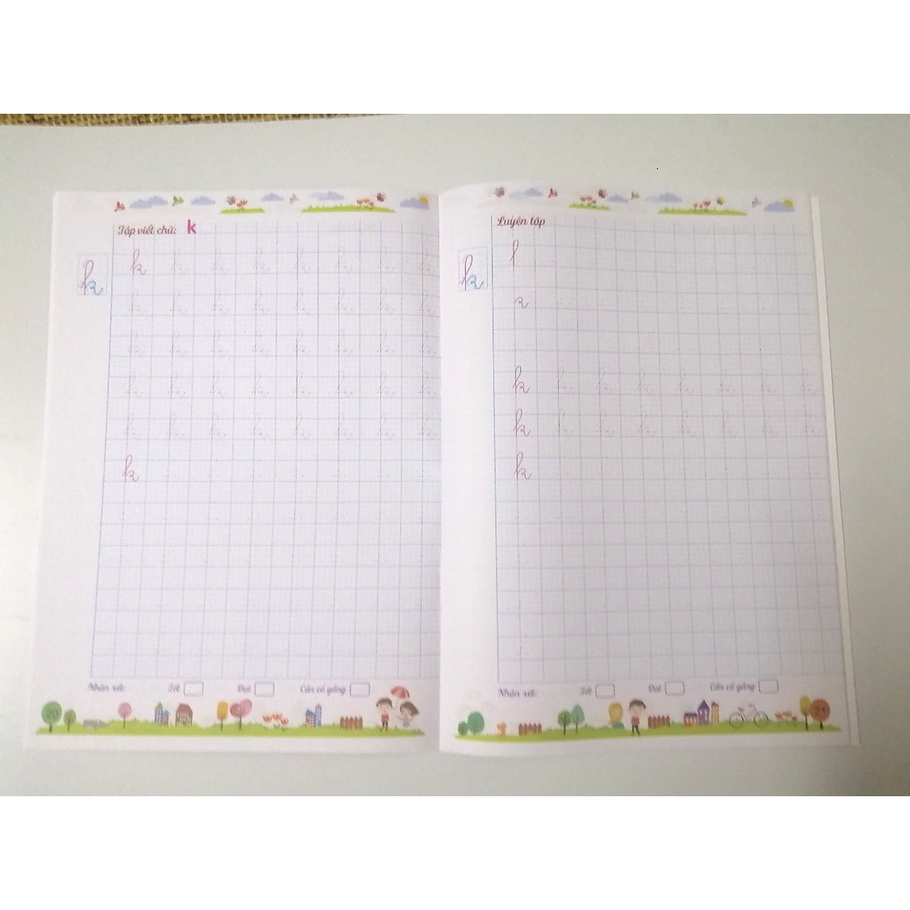 Bước đầu tập viết 2 cuốn