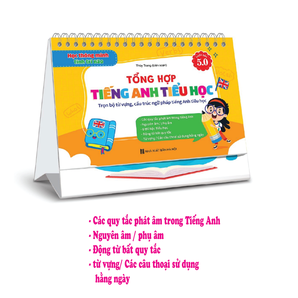 Bộ lịch tổng hợp kiến thức tiếng Anh tiểu học