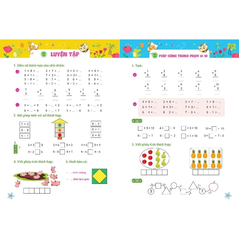 Vở bài tập toán phát triển tư duy