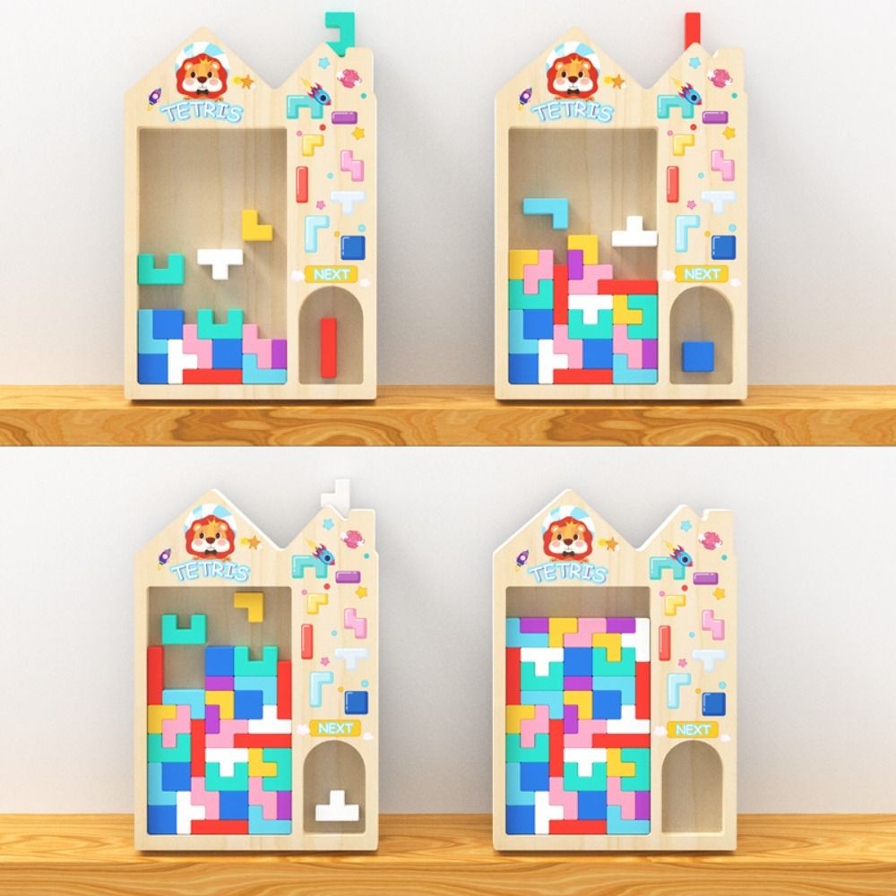 Xếp gạch hình ngôi nhà Tetris ELSFK