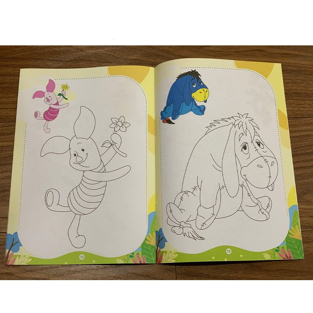 Bộ tô màu bé trai 10 cuốn (Siêu nhân, nhân vật hoạt hình, doremon)