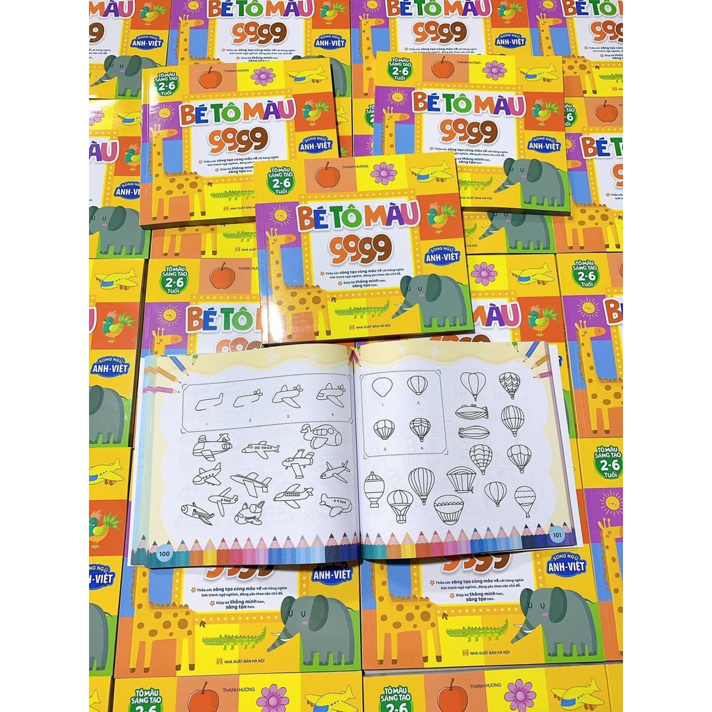 Tô màu song ngữ 9999 hình