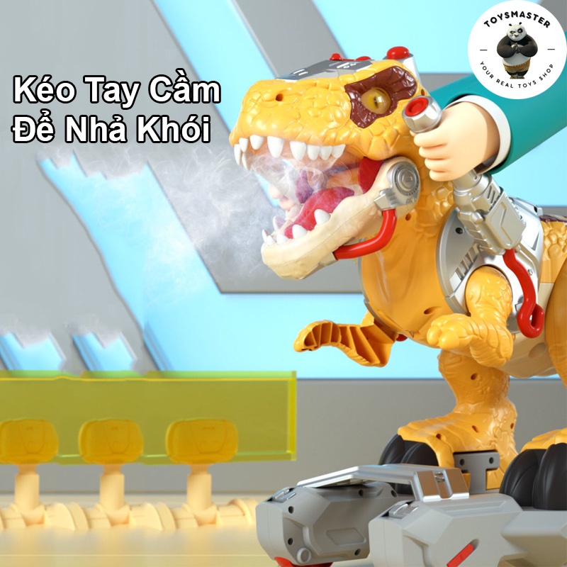 Xe chòi chân khủng long có phun sương và đèn nhạc(4 bộ/thùng)