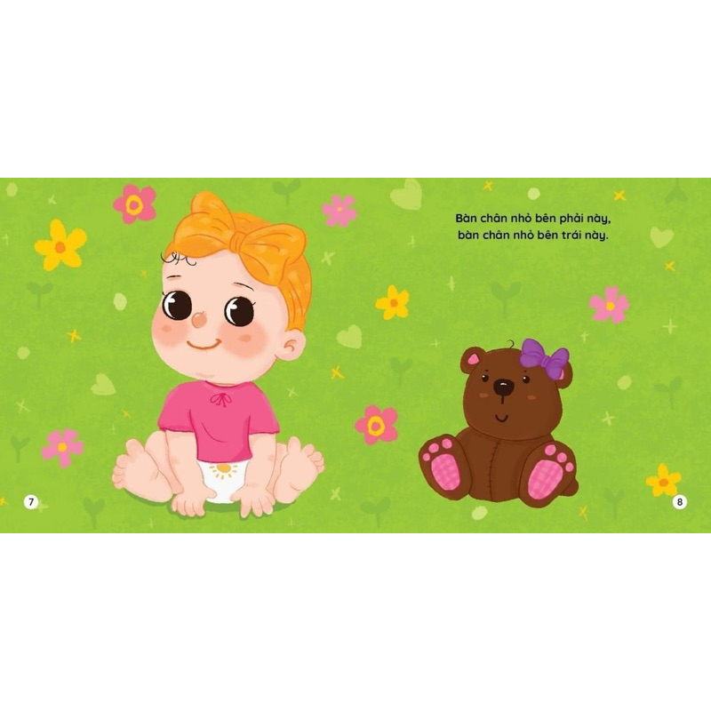 Ehon những điều kỳ diệu về cơ thể bé (0-6t) - Bộ 3 cuốn