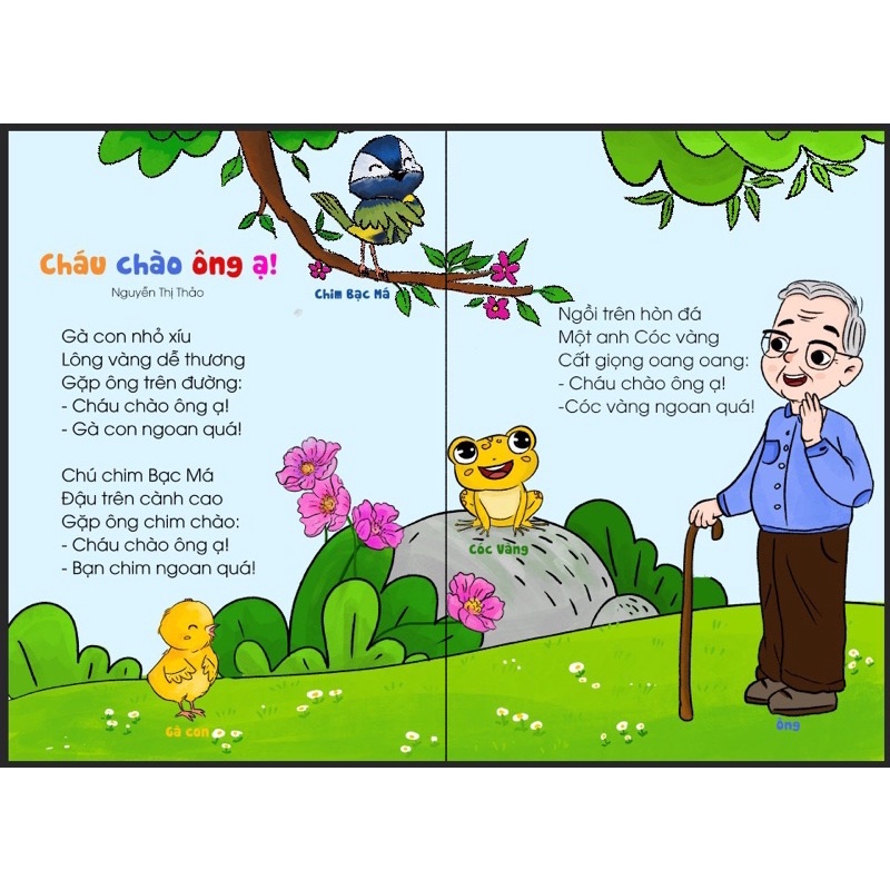 Thơ cho bé học nói (Sách bìa cứng)