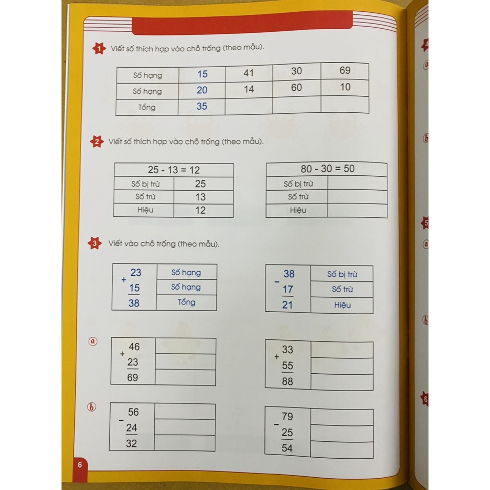 Rèn kỹ năng cộng trừ trong phạm vi 100
