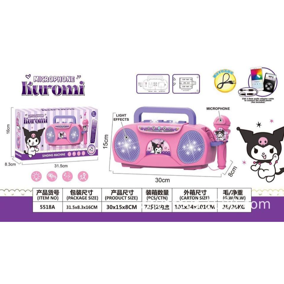 Loa kèm Micro koromi 5518A(72 bộ/thùng)