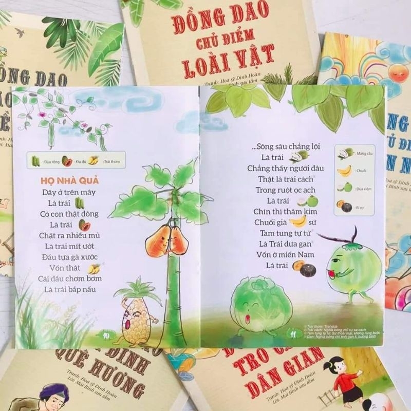 Bộ đồng dao theo chủ điểm - Tư duy hình ảnh 6 cuốn