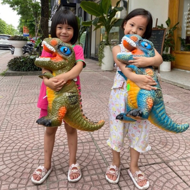 Mô hình khủng long nhựa T-REX bằng cao su mềm 022-7(12 bộ/thùng)