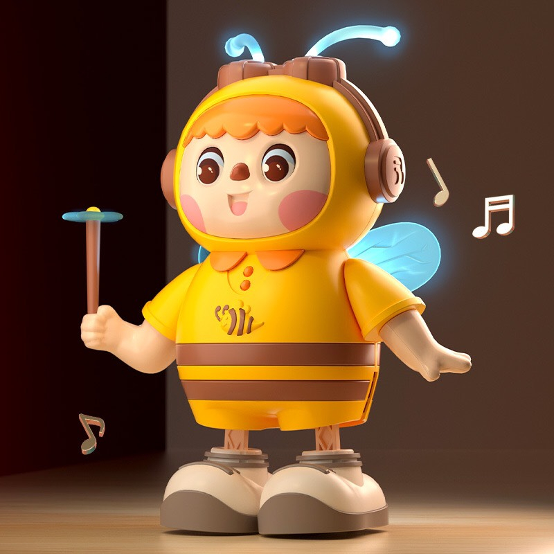 Chú Ong cầm hoa nhảy múa 373-67A / 0811-8(60 bộ/thùng)