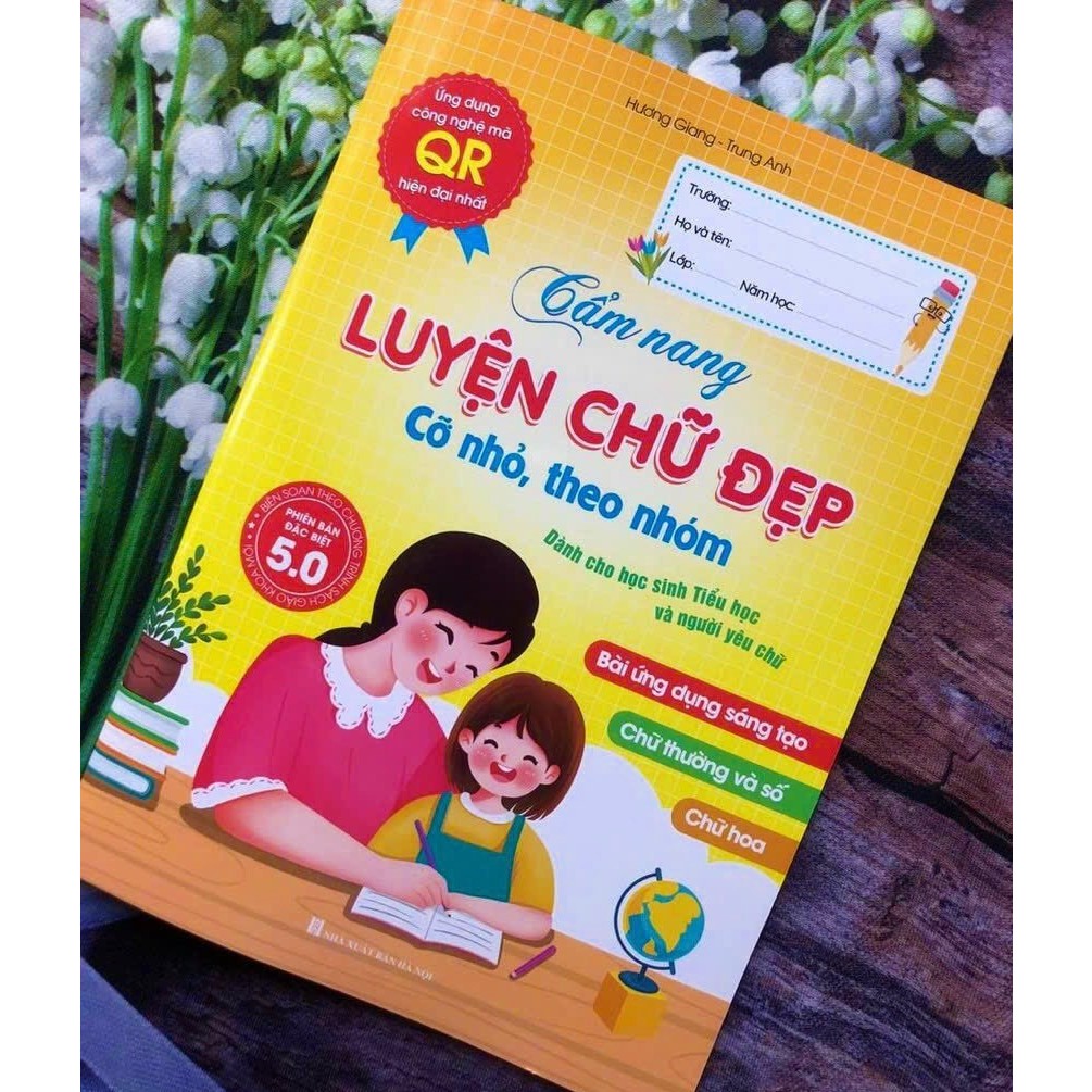 Cẩm nang luyện chữ đẹp cỡ nhỏ theo nhóm