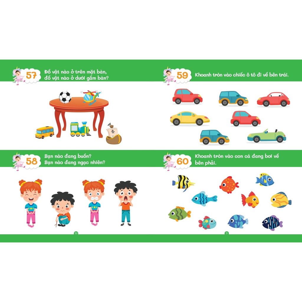 Bộ 4 cuốn 30 ngày phát triển trí tuệ 2-4 tuổi