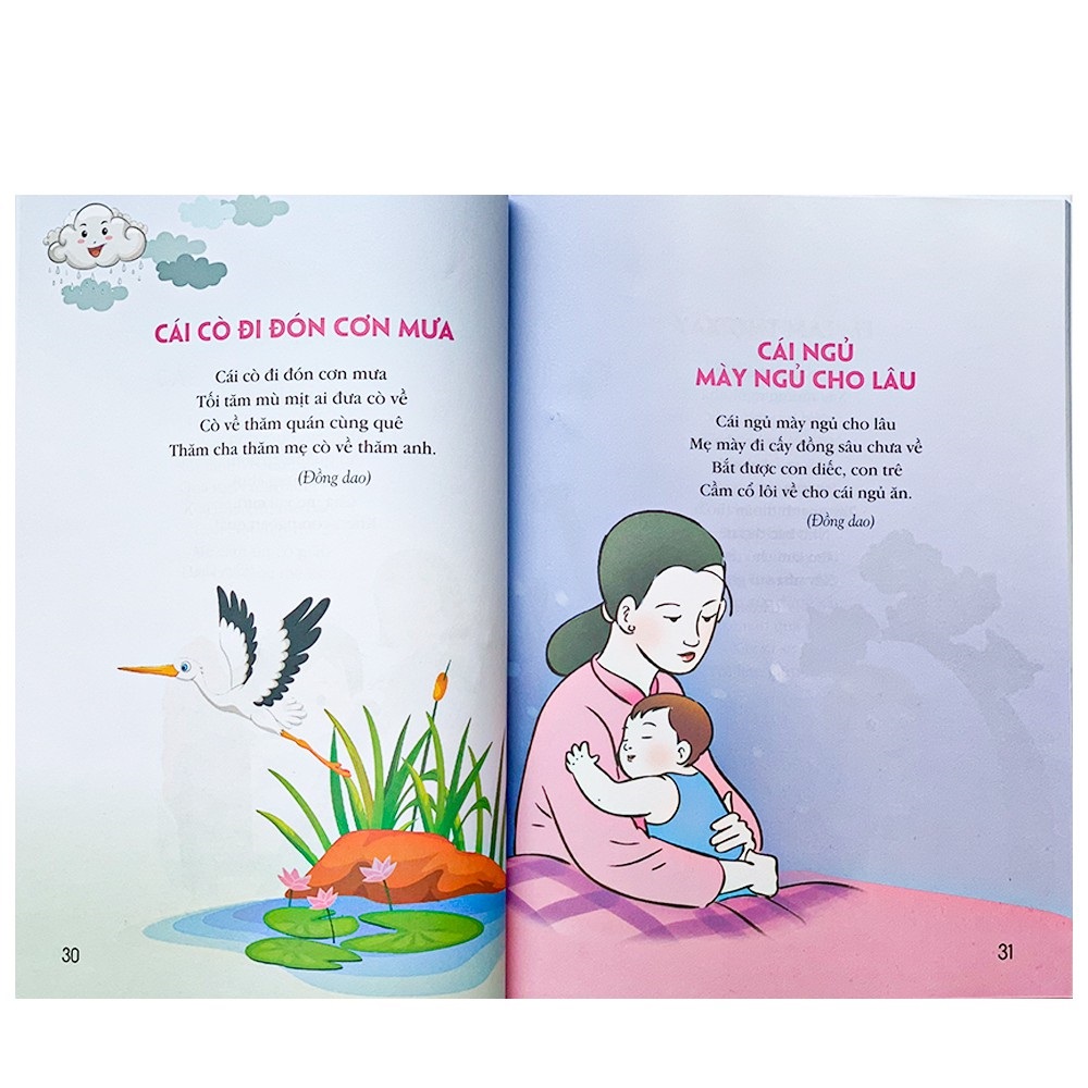 Bộ tuyển tập đồng giao, thơ, truyện cho bé