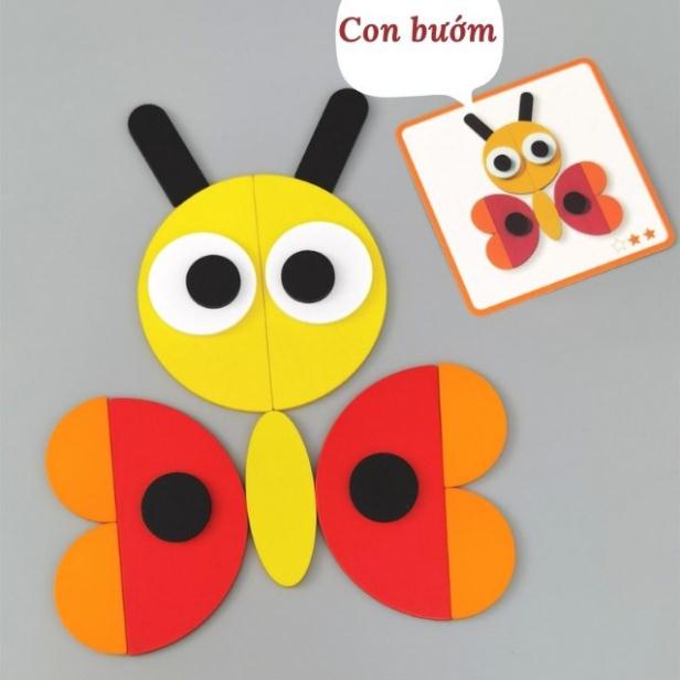Ghép gỗ hình con vật (48 bộ/thùng)