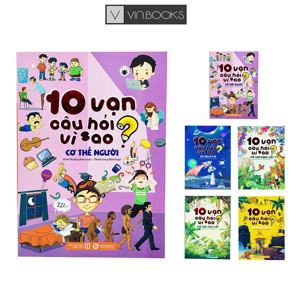 Bộ 10 vạn câu hỏi vì sao in màu