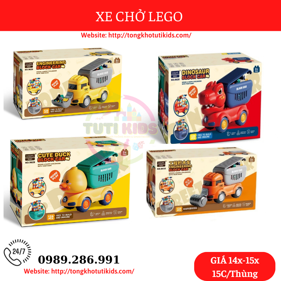 Xe tải vịt chở LEGO  9629(15 bộ/thùng)