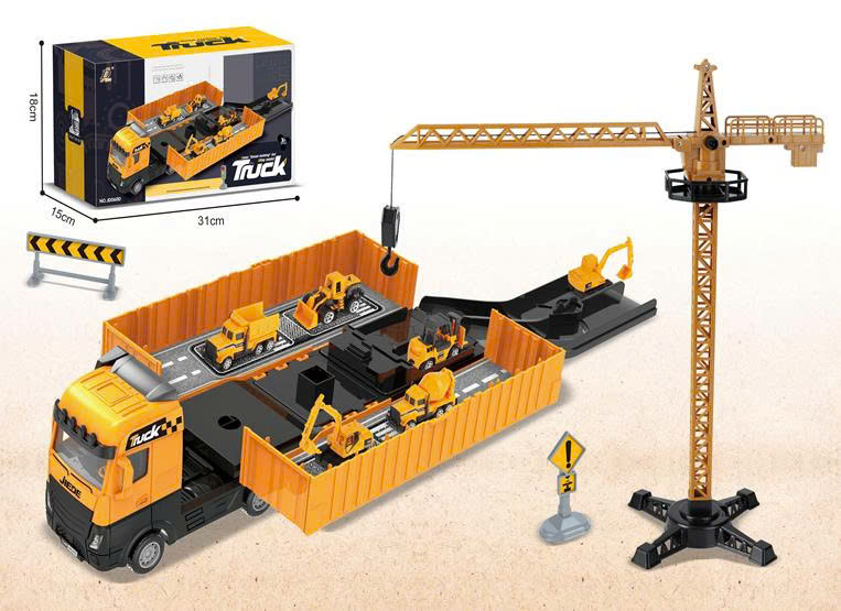 Xe container biến hình xây dựng JD060D
