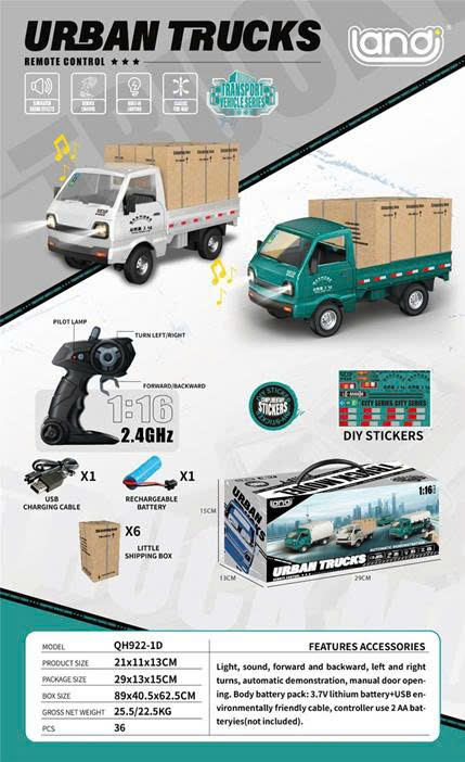 Xe tải chở hàng có điều khiển QH922-1D