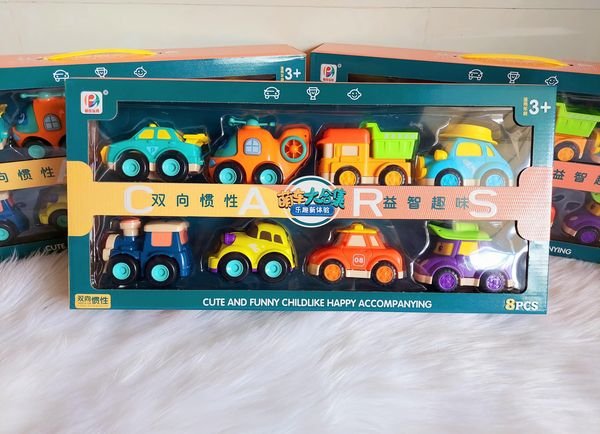 Set 8 xe ô tô Poli mã BJ660(24 bộ/thùng)