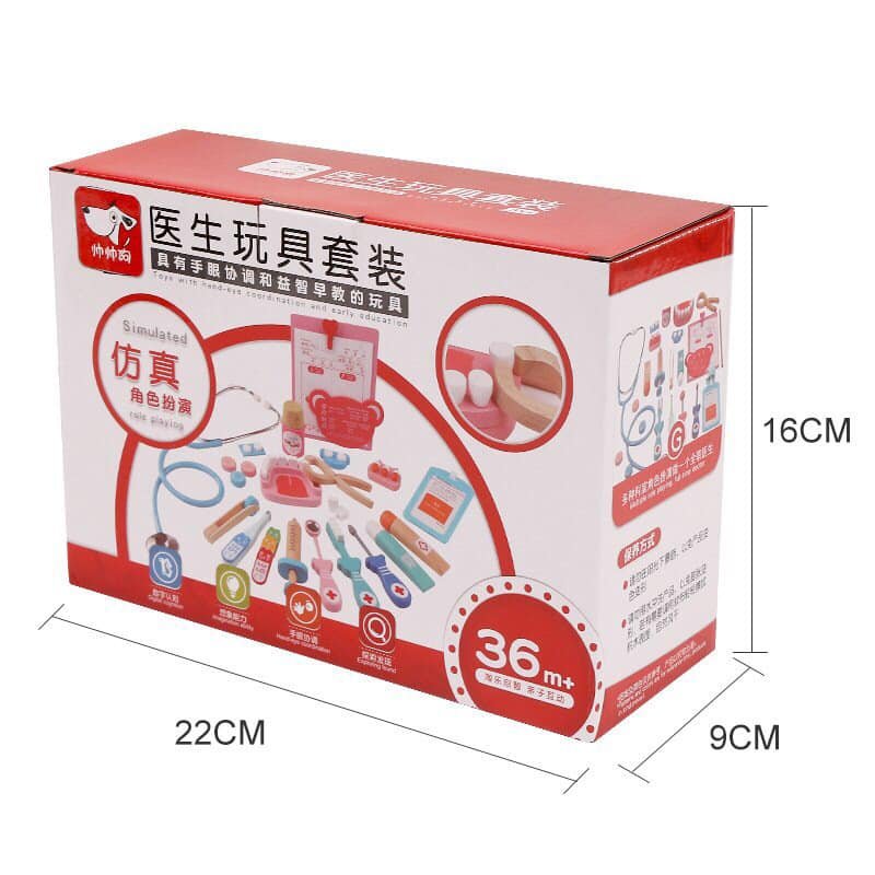 Bác sỹ gỗ (30 bộ/thùng)