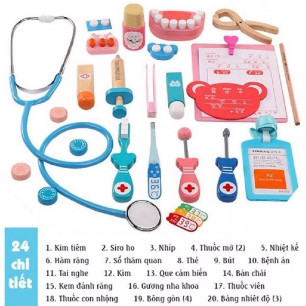 Bác sỹ gỗ (30 bộ/thùng)