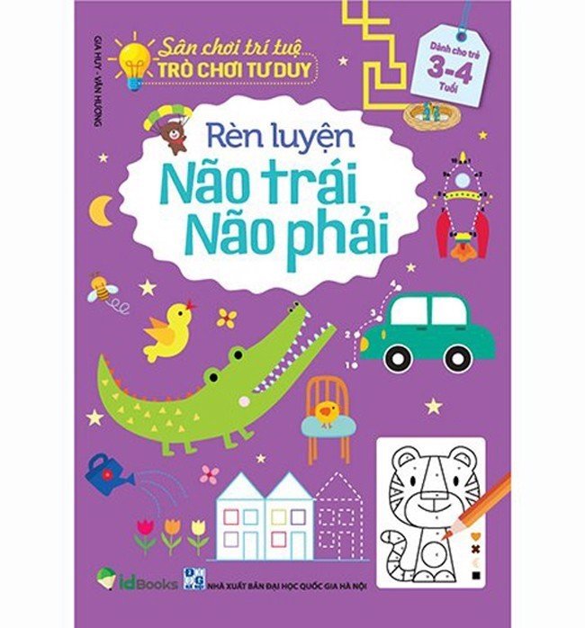 Rèn luyện não trái, não phải cho bé từ 3-6 tuổi ( Bộ 3 cuốn)