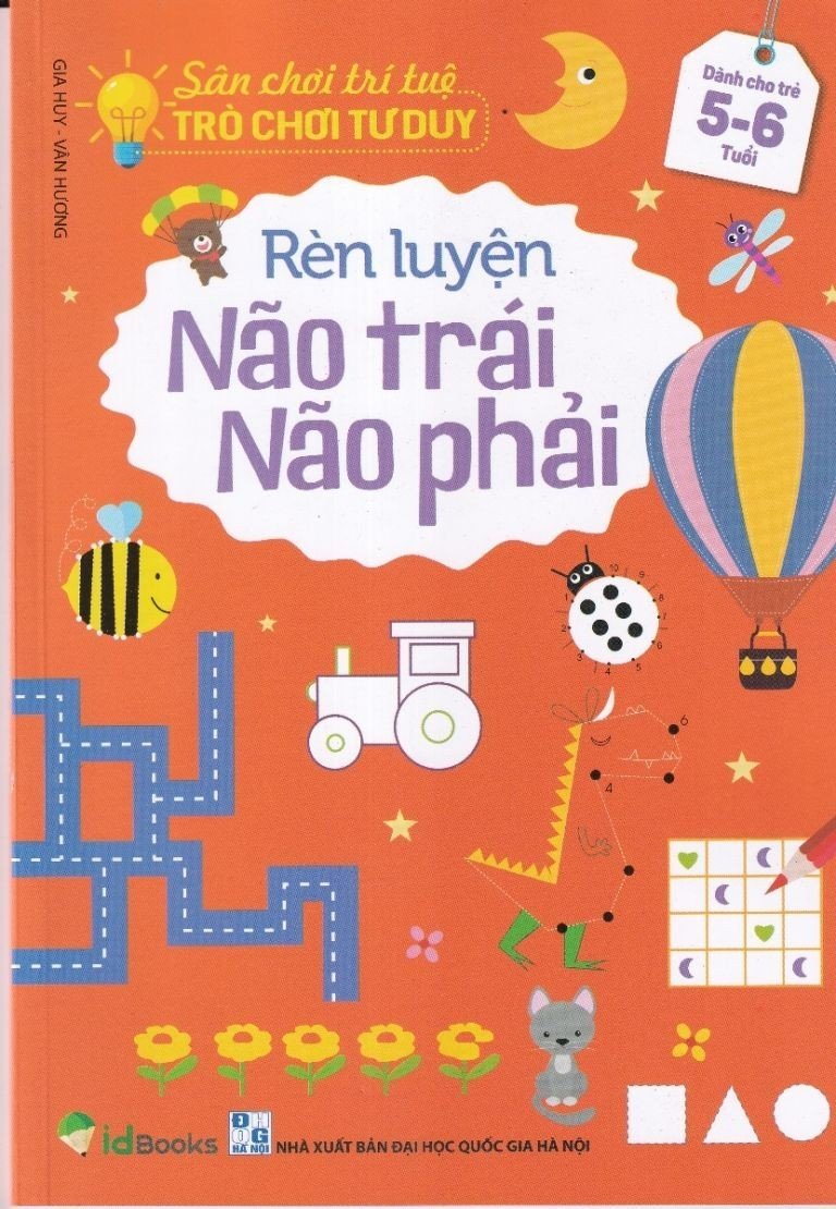 Rèn luyện não trái, não phải cho bé từ 3-6 tuổi ( Bộ 3 cuốn)
