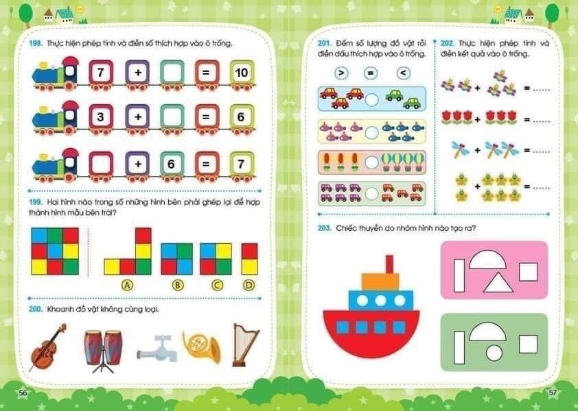 Rèn luyện não trái, não phải cho bé từ 3-6 tuổi ( Bộ 3 cuốn)