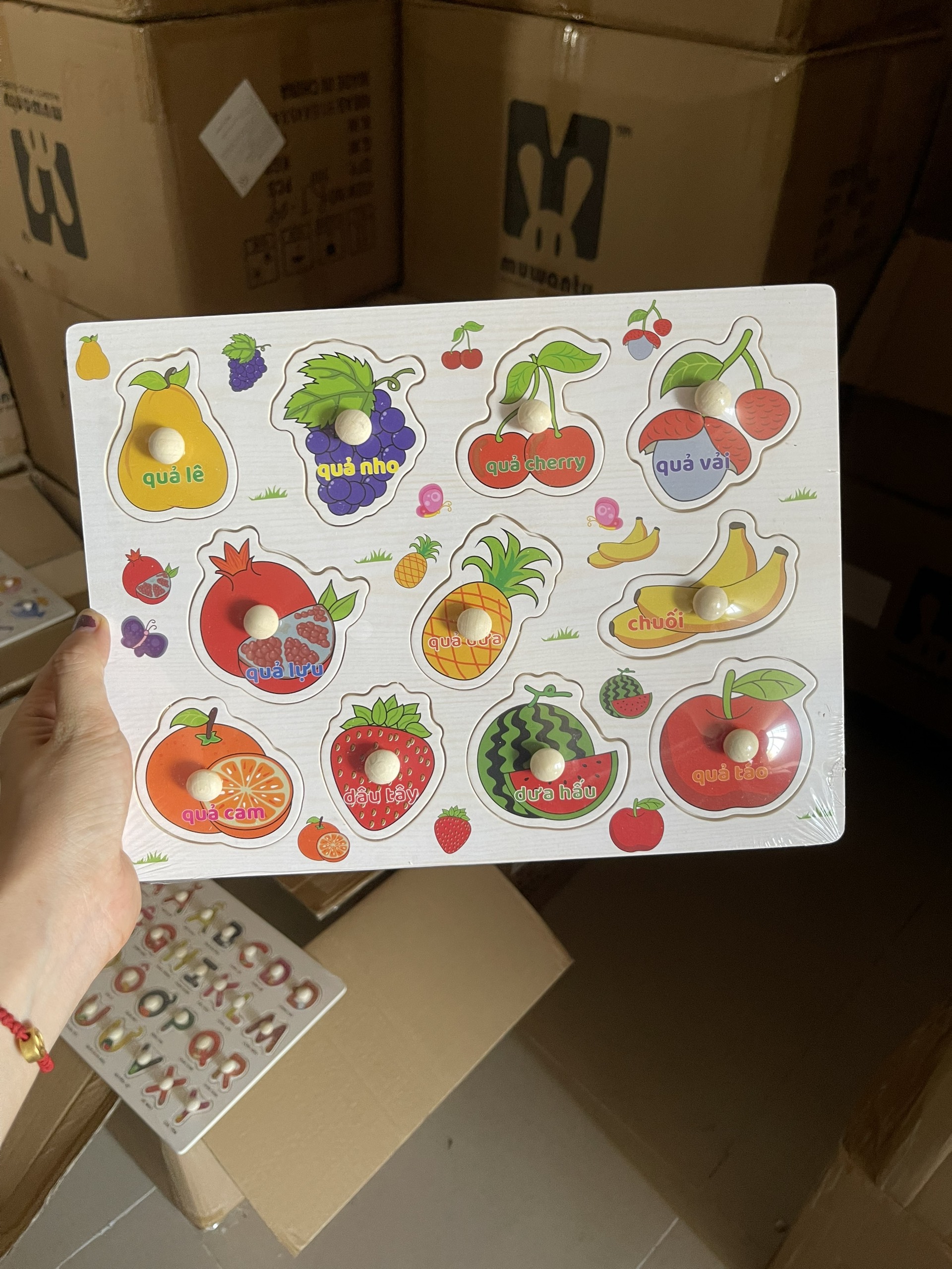 Bảng Núm Gỗ (100 bộ/thùng)