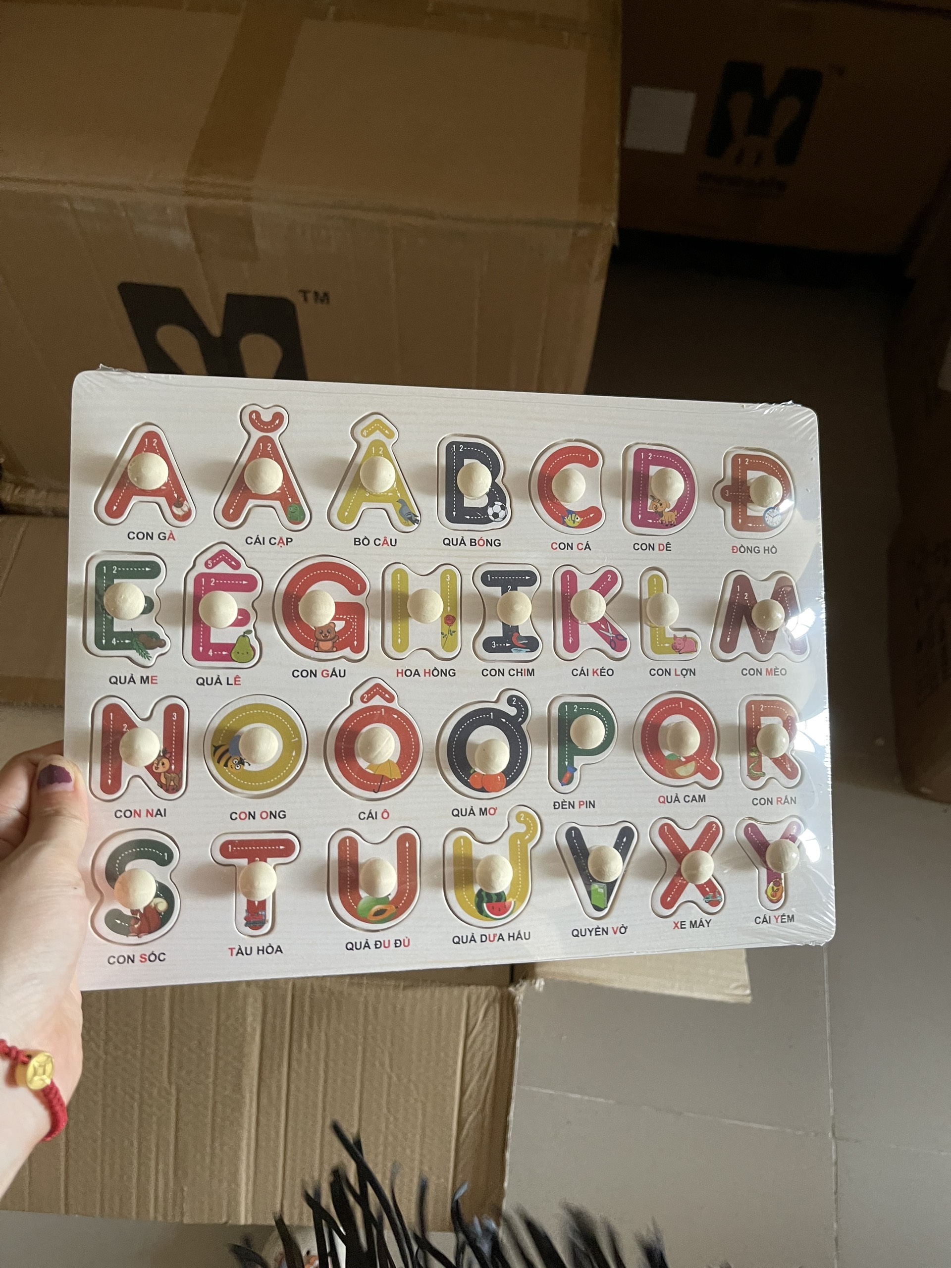 Bảng Núm Gỗ (100 bộ/thùng)