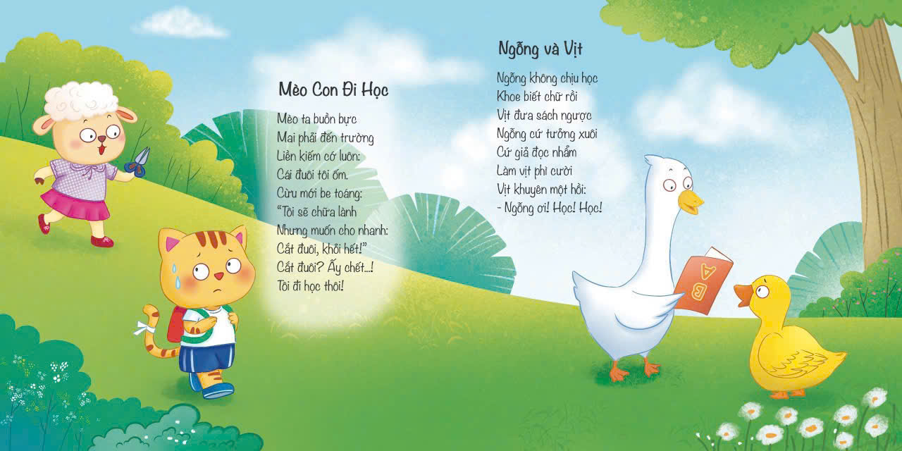 Thơ hay cho bé học nói giúp bé phát triê IQ và EQ (Các con vật đáng yêu)