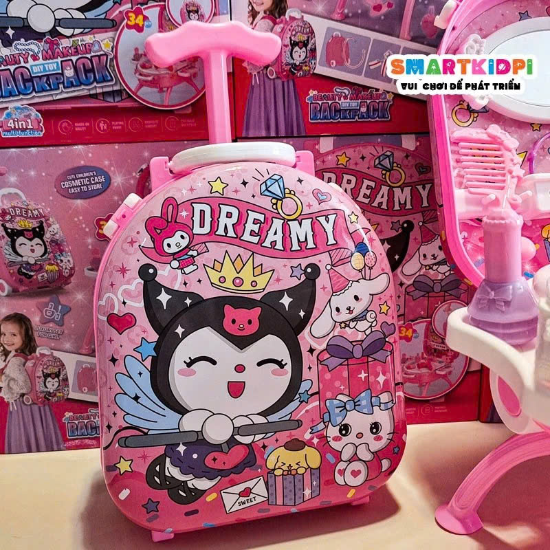 Balo trang điểm kuromi DL 9907