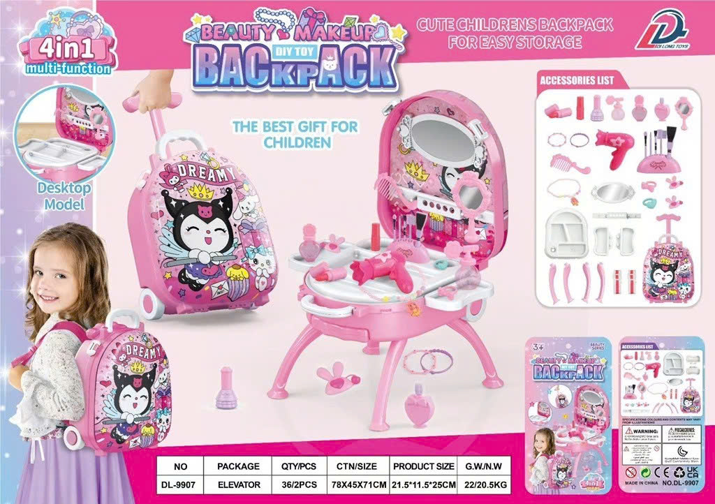 Balo trang điểm kuromi DL 9907