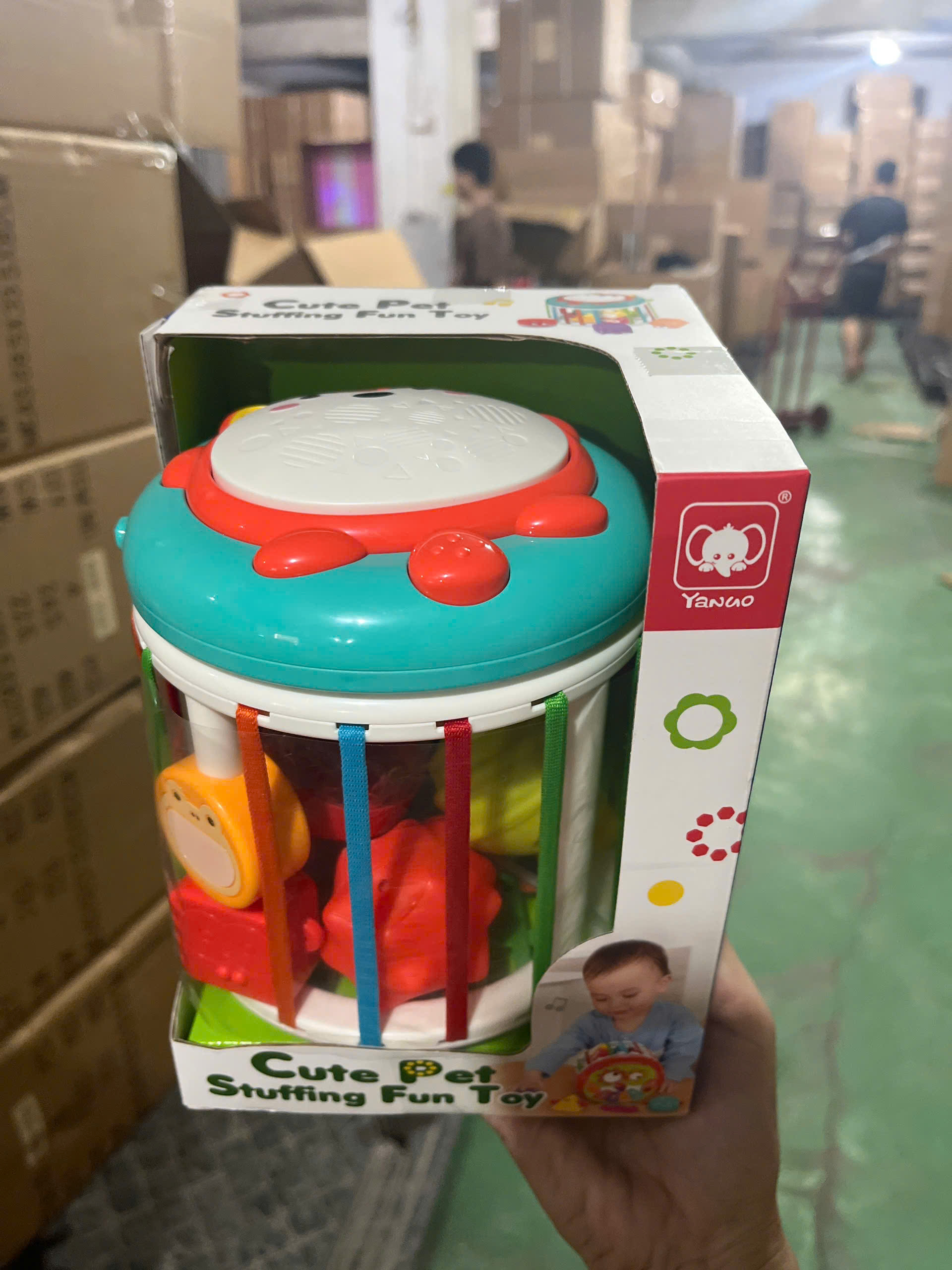 Hộp đan dây hình trụ xanh mã 829