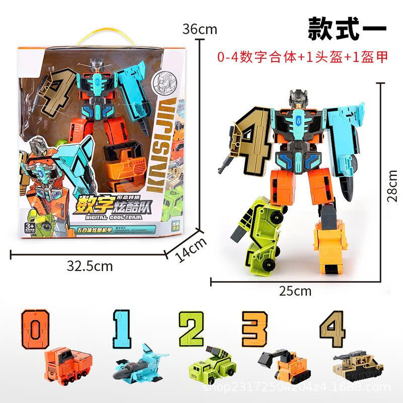 Robot biến hình số（0-4） 8337-8