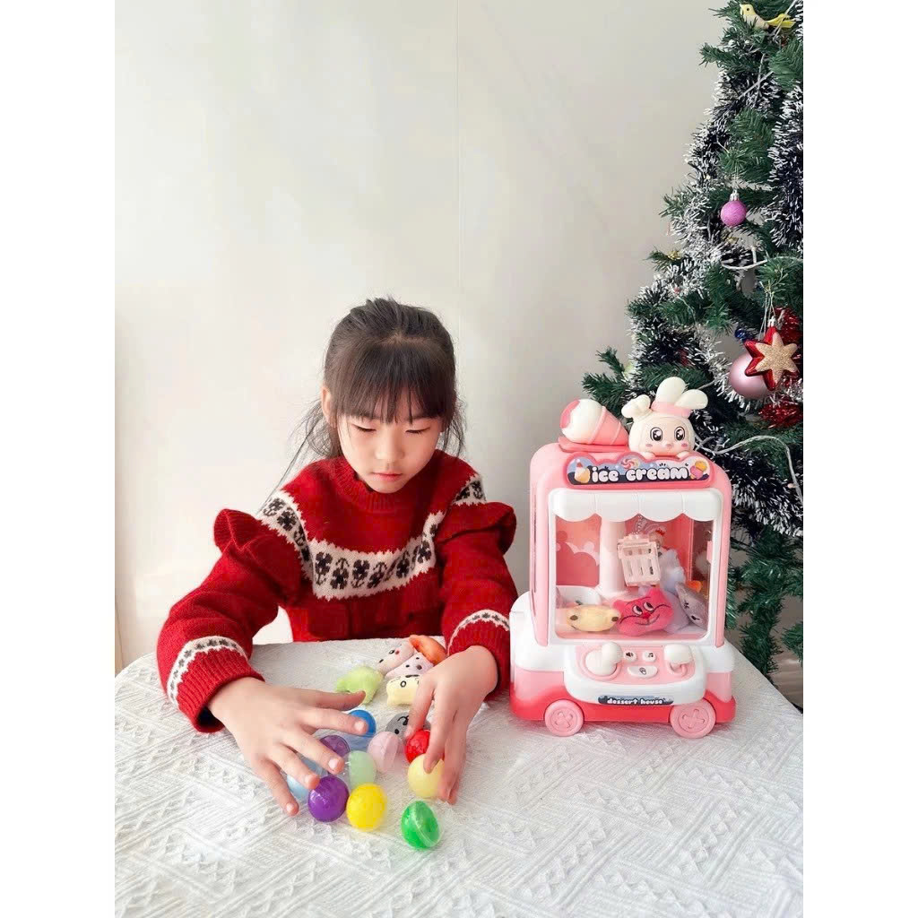 xe gắp thú thỏ Xanh/Hồng/Vàng 1026-68