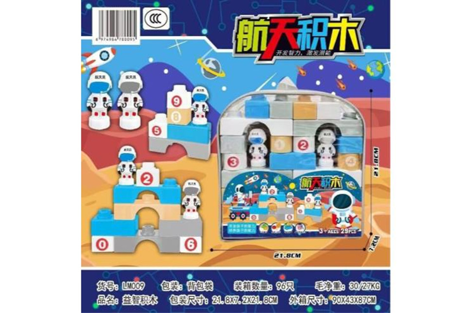 Túi Balo xếp hình phi hành gia mã LM009