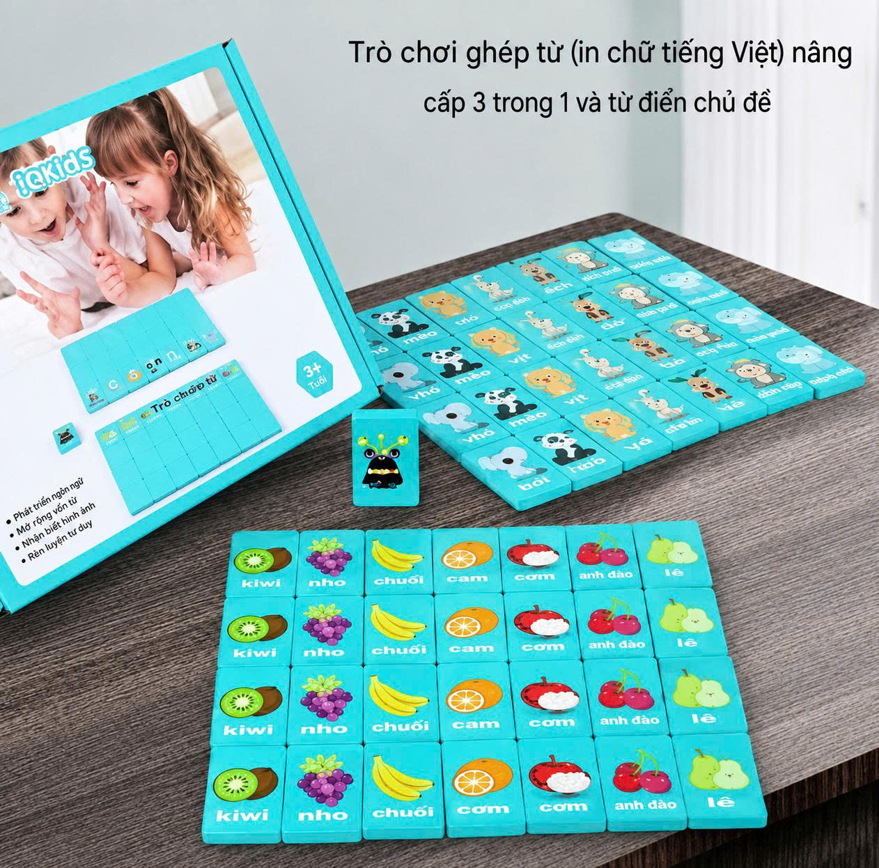 Đồ chơi xếp hình kết nối 4in1