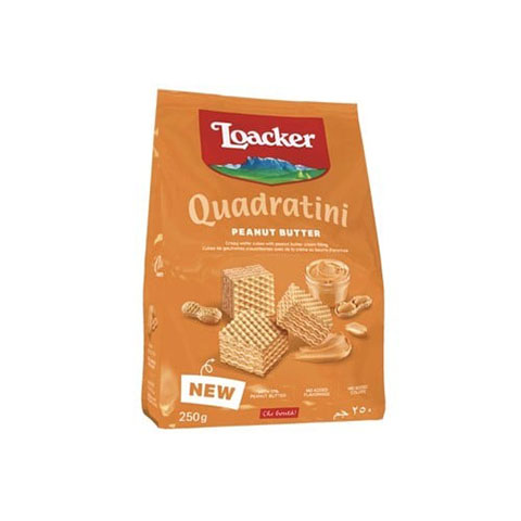 Bánh Xốp Vị Bơ Đậu Phộng Loacker 125G