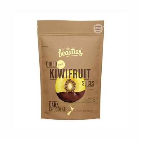 Kiwi Vàng Cắt Lát Sấy Lạnh Nhúng Sô-Cô-La Đen Little Beauties 50G