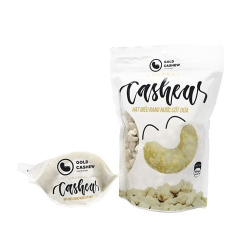 Hạt Điều Rang Nước Cốt Dừa Gold Cashew 454G