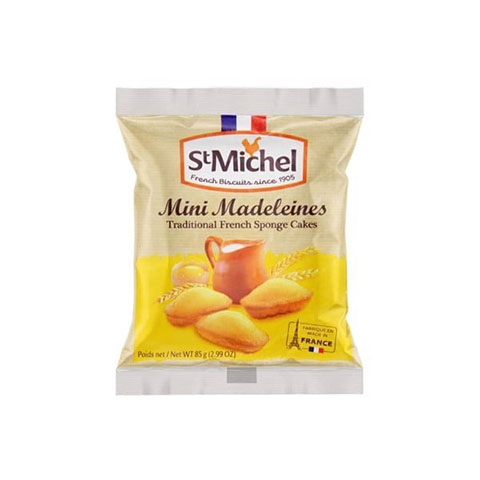 Bánh Bông Lan Pháp Truyền Thông Mini Madeleines St Michel 85G