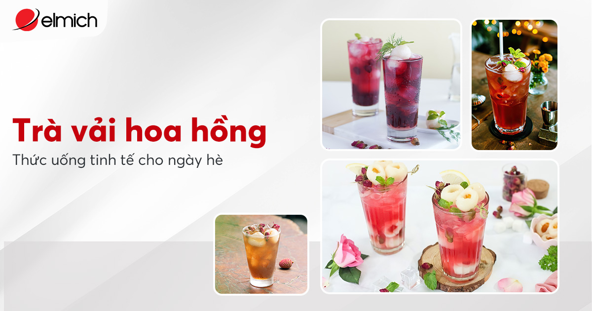 Cách làm Trà vải hoa hồng - thức uống tinh tế cho ngày hè